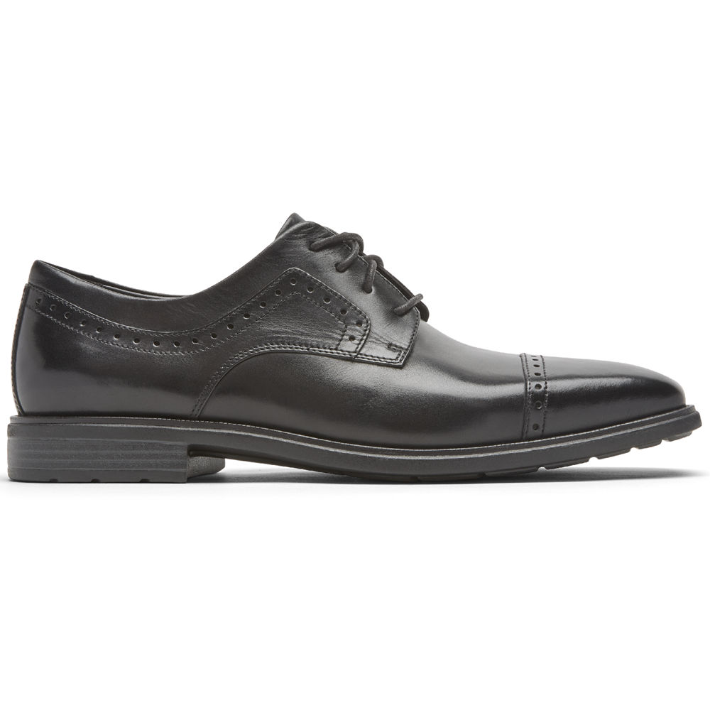 Rockport Pen Sko Herre Svart - Dres Sports Business 2 Cap Toe - JGPQ09352